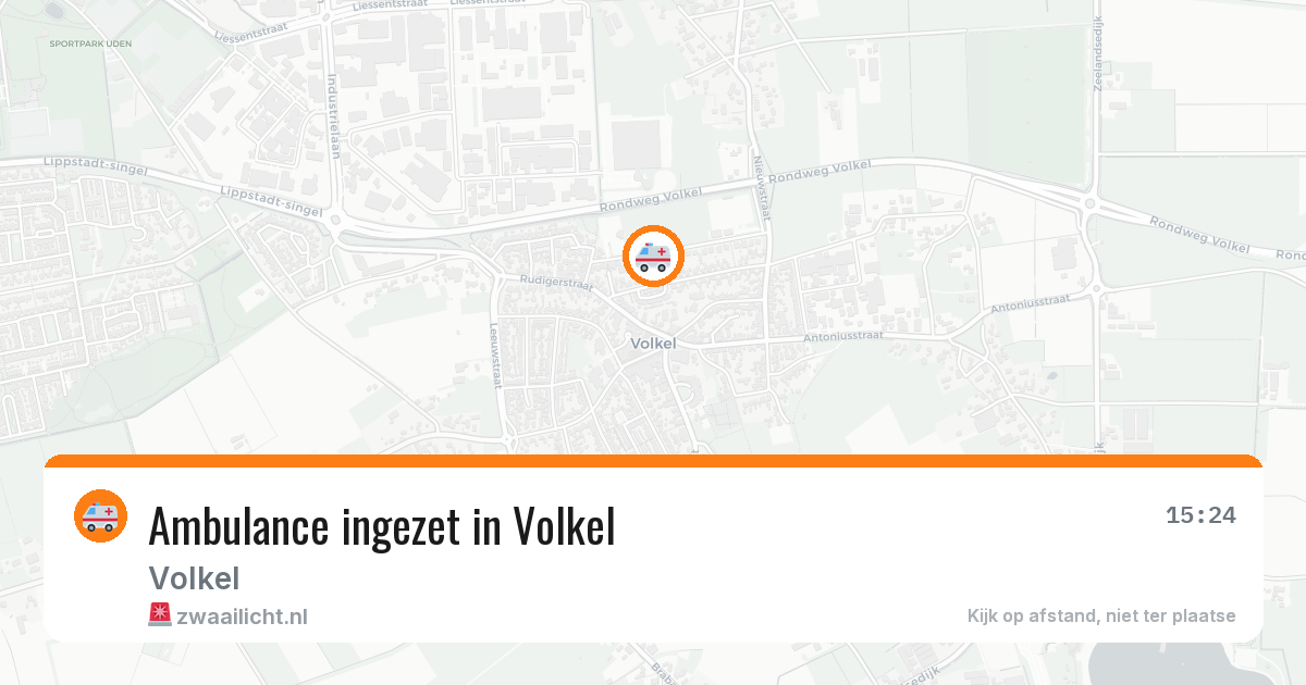 Ambulance ingezet in Volkel — 25 jun 2026