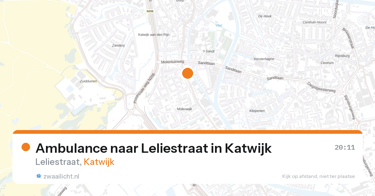 Ambulance naar Leliestraat in Katwijk — 28 feb 2026