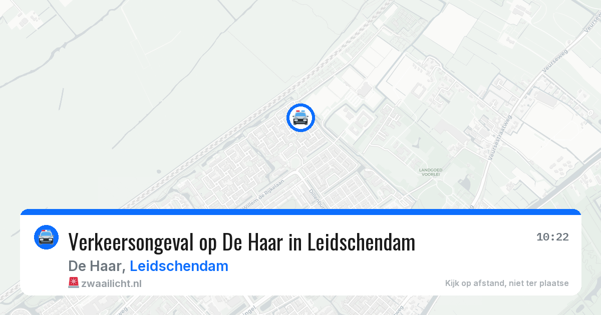 Verkeersongeval op De Haar in Leidschendam — 30 apr 2026
