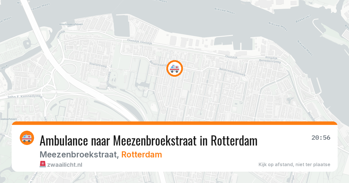Ambulance naar Meezenbroekstraat in Rotterdam — 30 mei 2026