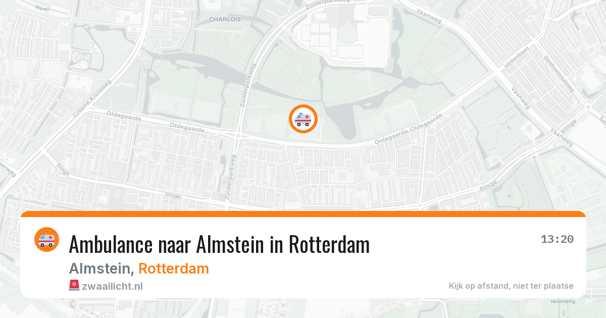 Ambulance naar Almstein in Rotterdam — 26 jun 2026