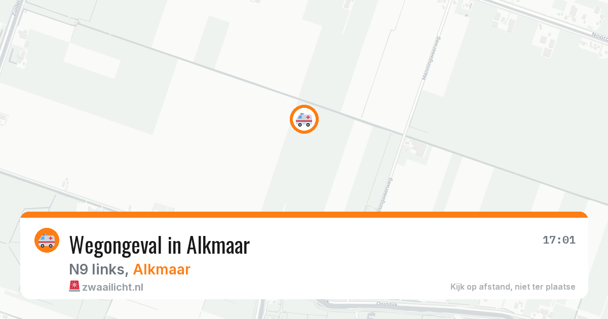 Wegongeval in Alkmaar — 10 feb 2026
