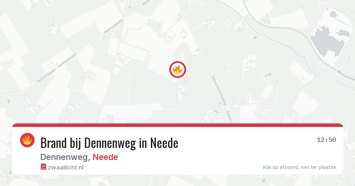 Brand bij Dennenweg in Neede — 27 jun 2026