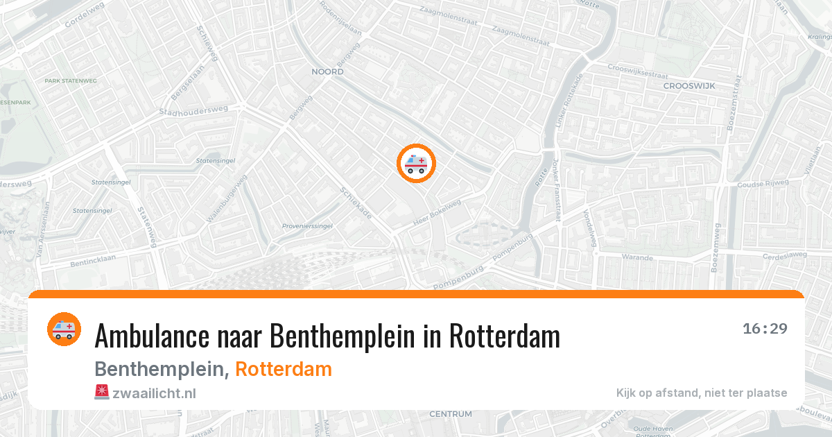 Ambulance naar Benthemplein in Rotterdam — 18 jun 2026