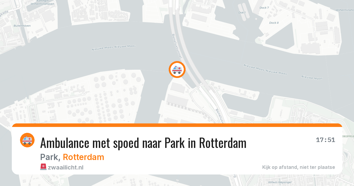 Ambulance met spoed naar Park in Rotterdam — 15 jun 2026