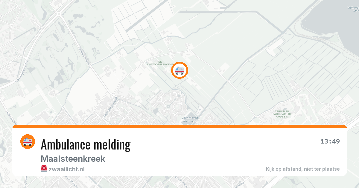 Ambulance melding — 12 jun 2026