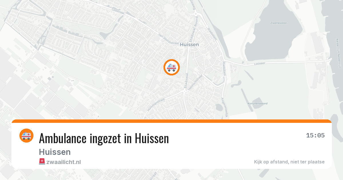 Ambulance ingezet in Huissen — 11 aug 2026
