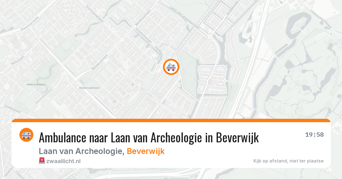 Ambulance naar Laan van Archeologie in Beverwijk — 8 feb 2026