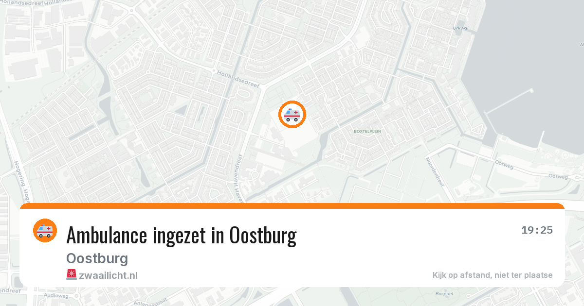 Ambulance ingezet in Oostburg — 29 jan 2026
