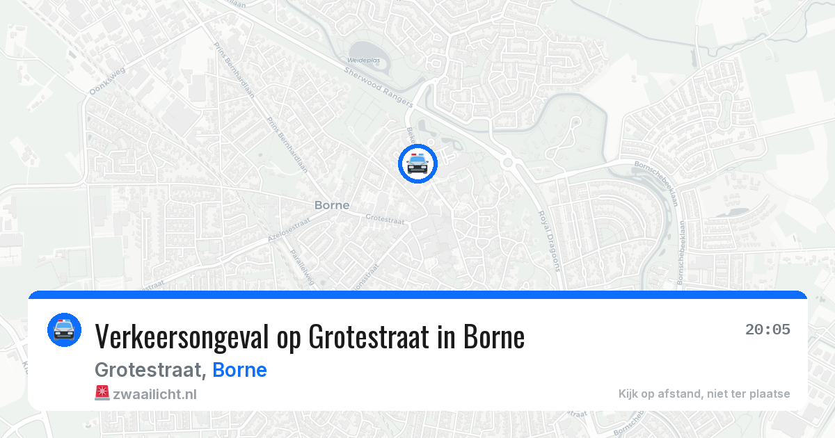 Verkeersongeval op Grotestraat in Borne — 1 jun 2026