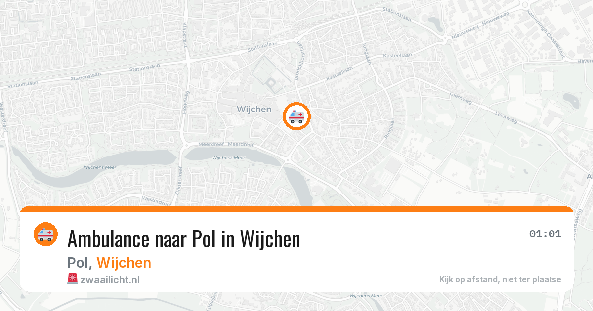 Ambulance naar Pol in Wijchen — 30 mei 2026