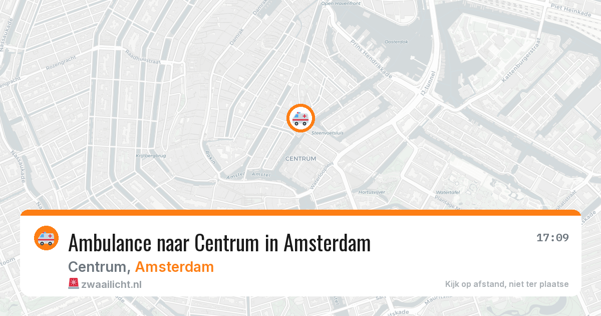 Ambulance naar Centrum in Amsterdam — 27 jun 2026