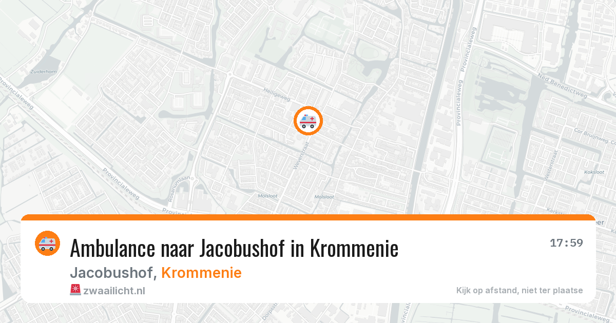 Ambulance naar Jacobushof in Krommenie — 27 apr 2026