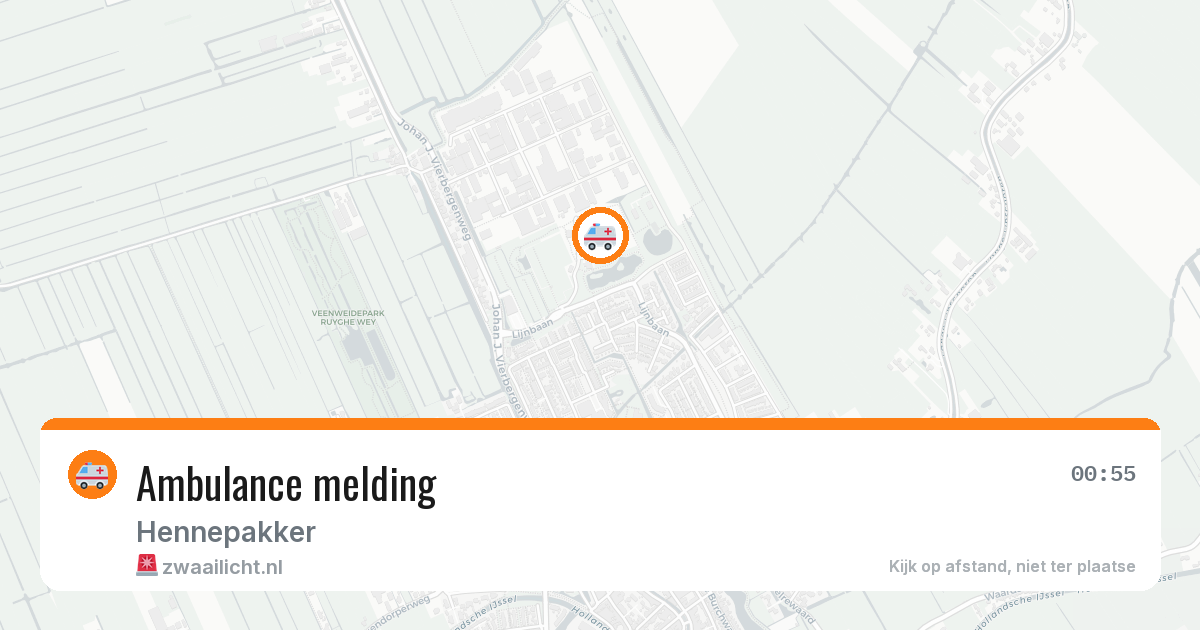 Ambulance melding — 5 apr 2026