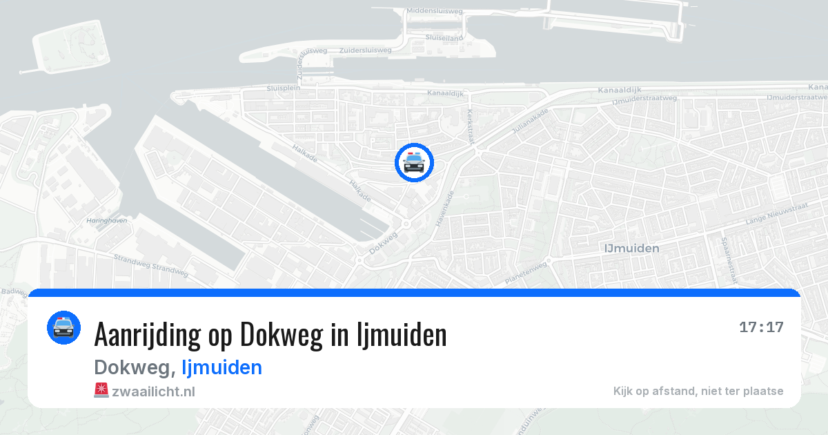 Aanrijding op Dokweg in Ijmuiden — 9 jun 2026