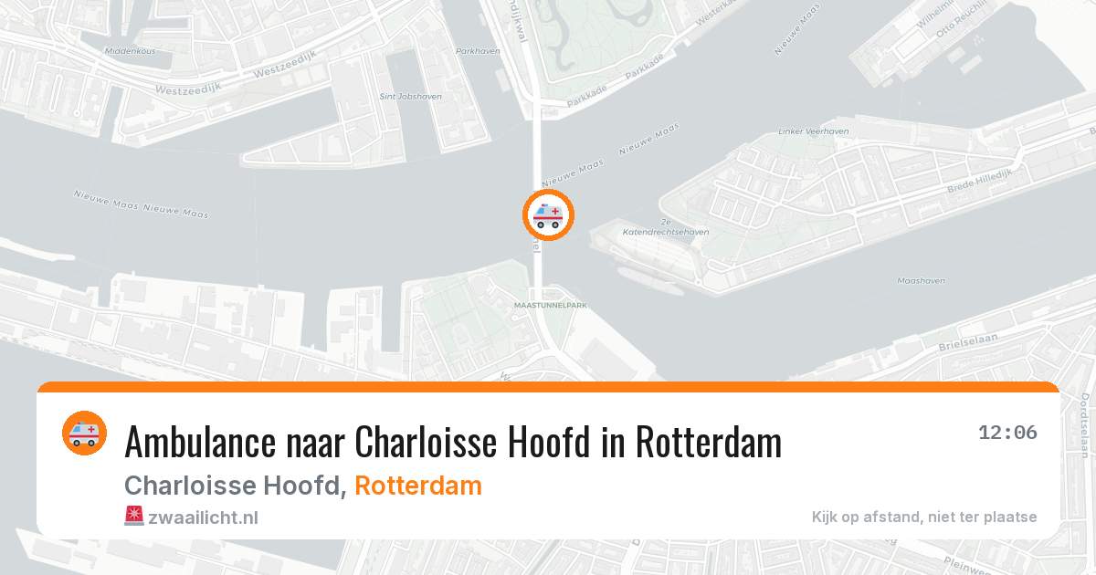 Ambulance naar Charloisse Hoofd in Rotterdam — 22 mei 2026