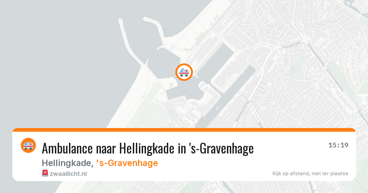Ambulance naar Hellingkade in 's-Gravenhage — 3 jul 2026