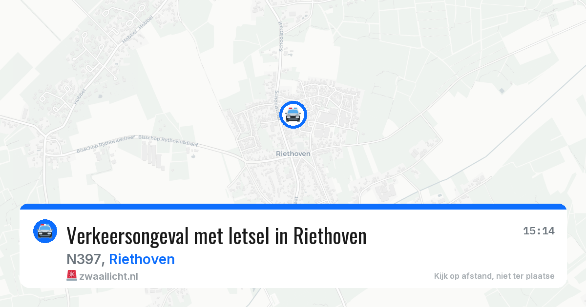Verkeersongeval met letsel in Riethoven — 18 apr 2026