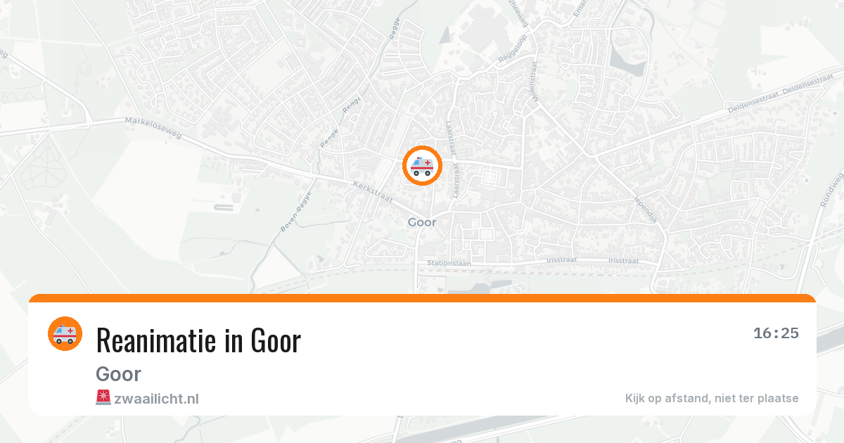 Reanimatie in Goor — 29 apr 2026