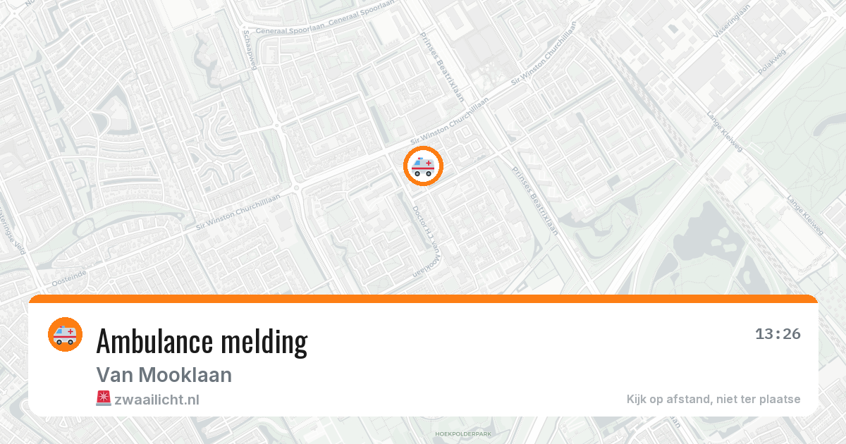 Ambulance melding — 21 jan 2026