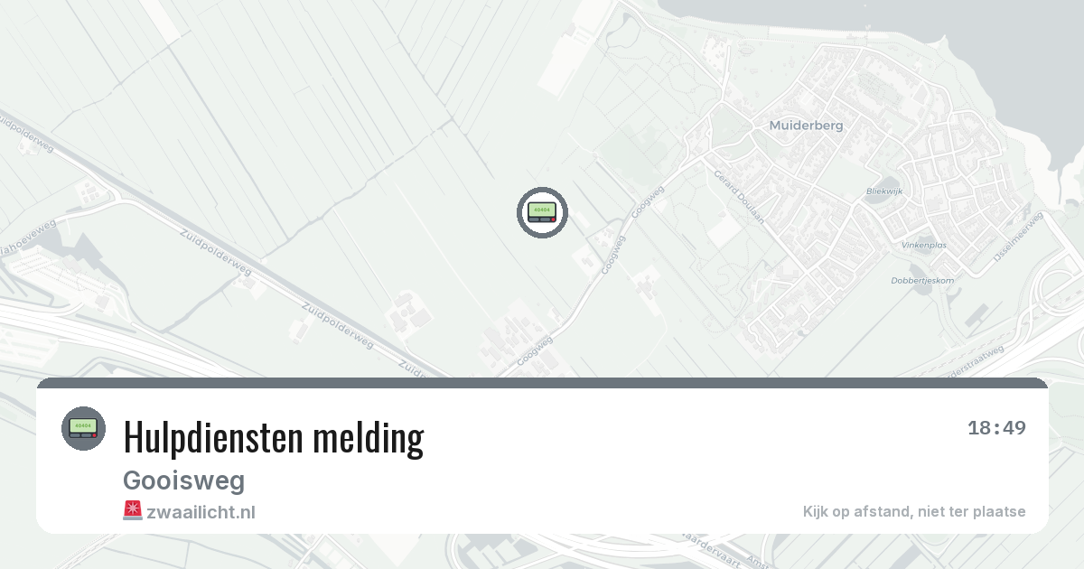 Hulpdiensten melding — 8 feb 2026