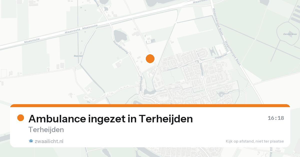 Ambulance ingezet in Terheijden — 14 aug 2026
