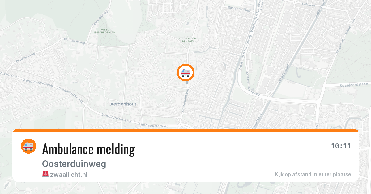 Ambulance melding — 20 jun 2026