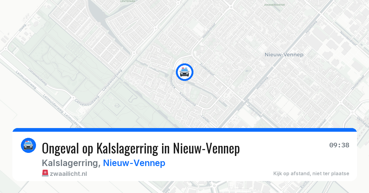 Ongeval op Kalslagerring in Nieuw-Vennep — 30 mrt 2026