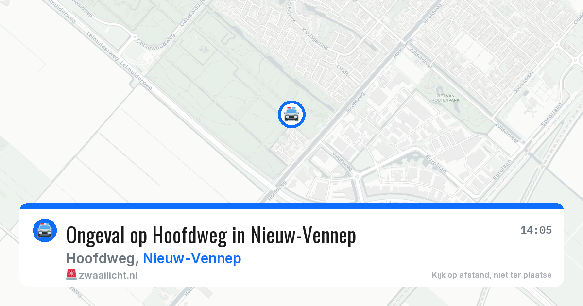Ongeval op Hoofdweg in Nieuw-Vennep — 6 jun 2026