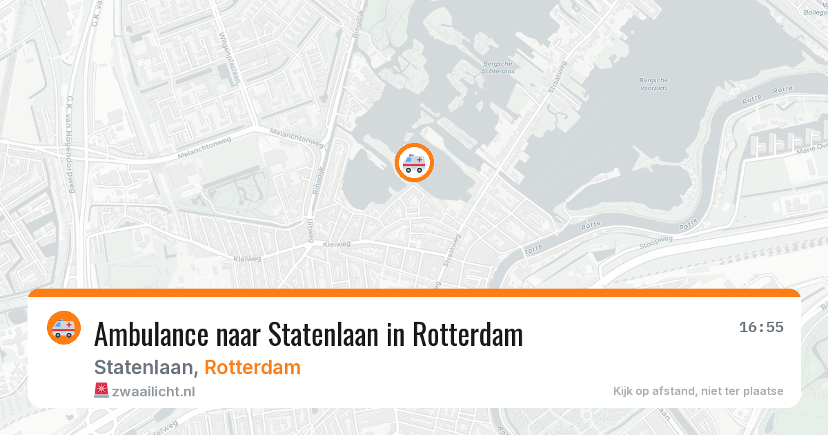 Ambulance naar Statenlaan in Rotterdam — 21 jul 2026
