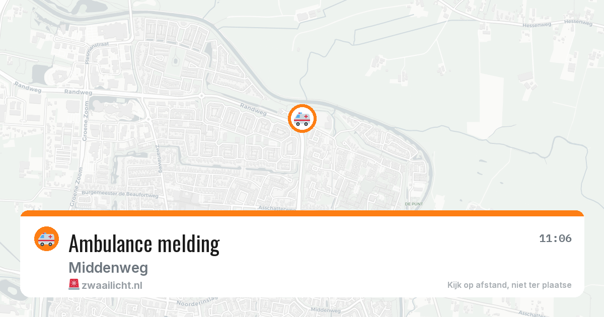 Ambulance melding — 28 apr 2026