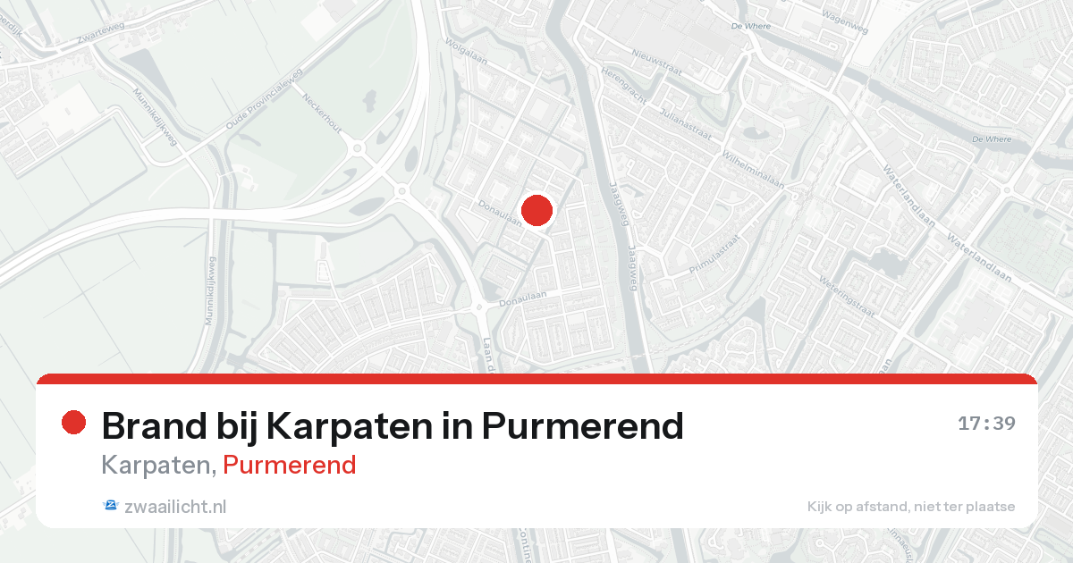 Brand bij Karpaten in Purmerend — 14 mei 2026