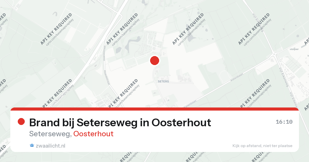 Brand bij Seterseweg in Oosterhout — 20 jun 2026