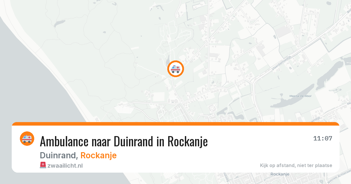 Ambulance naar Duinrand in Rockanje — 6 jun 2026
