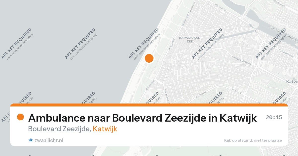 Ambulance naar Boulevard Zeezijde in Katwijk — 18 jul 2026