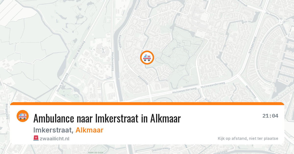 Ambulance naar Imkerstraat in Alkmaar — 12 aug 2026