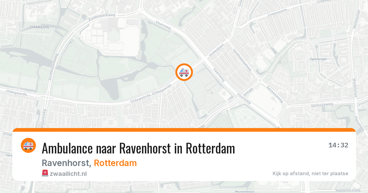 Ambulance naar Ravenhorst in Rotterdam — 22 mei 2026