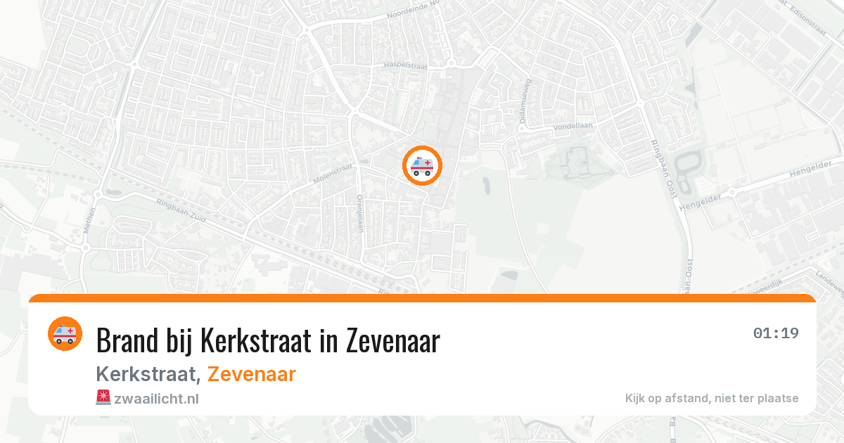 Brand bij Kerkstraat in Zevenaar — 4 mei 2026