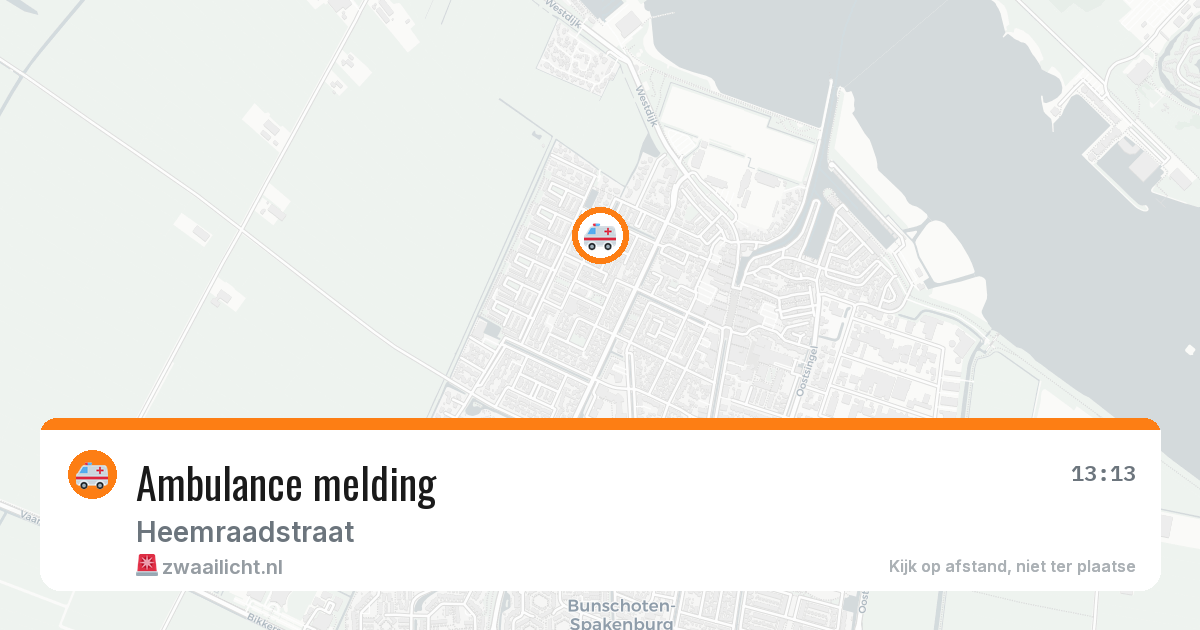 Ambulance melding — 8 feb 2026