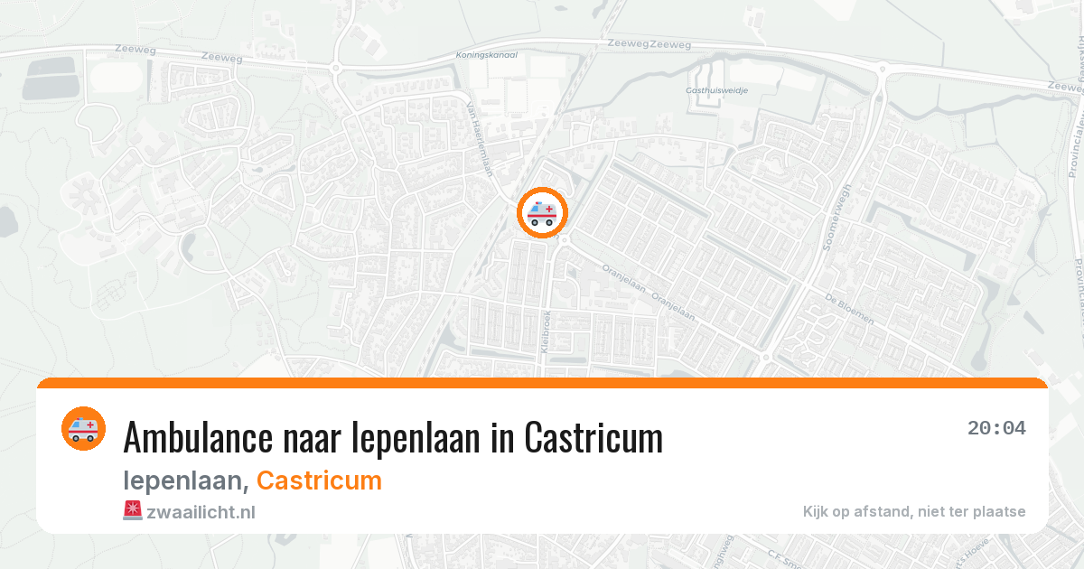 Ambulance naar Iepenlaan in Castricum — 11 jun 2026