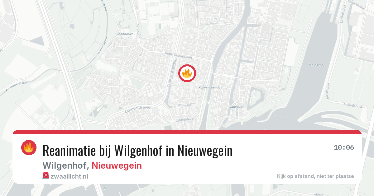 Reanimatie bij Wilgenhof in Nieuwegein — 22 mei 2026