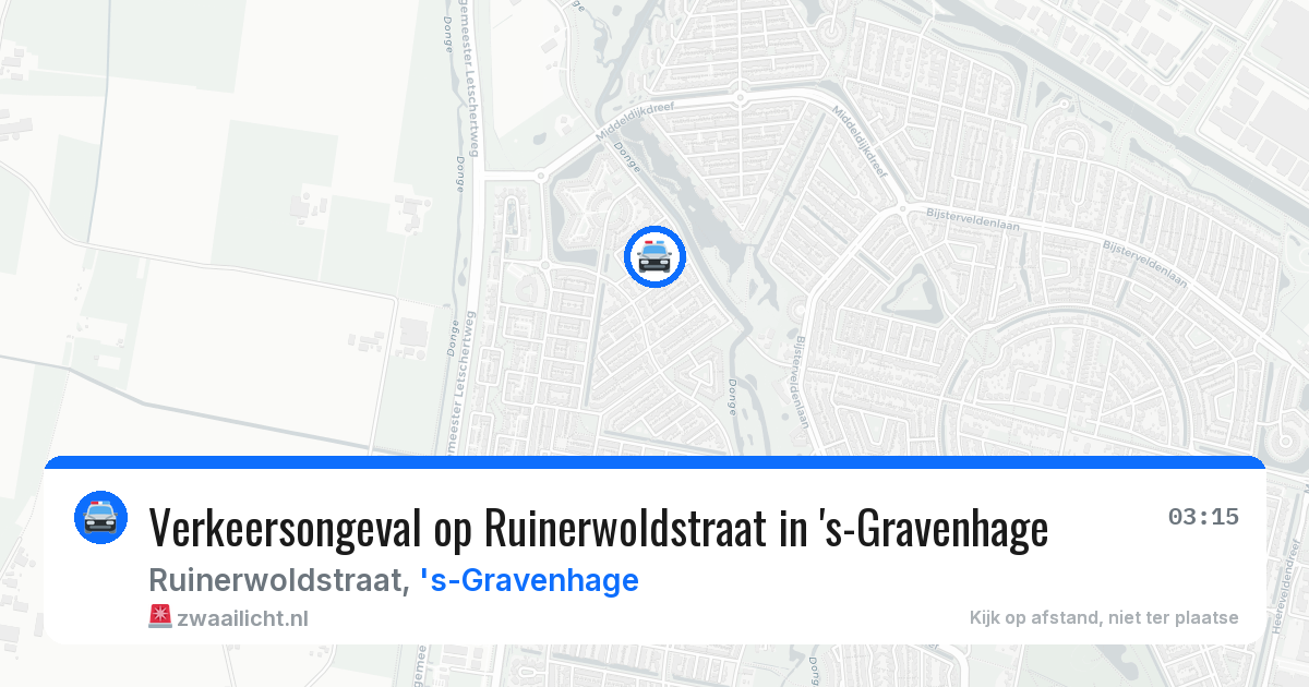 Verkeersongeval op Ruinerwoldstraat in 's-Gravenhage — 4 apr 2026