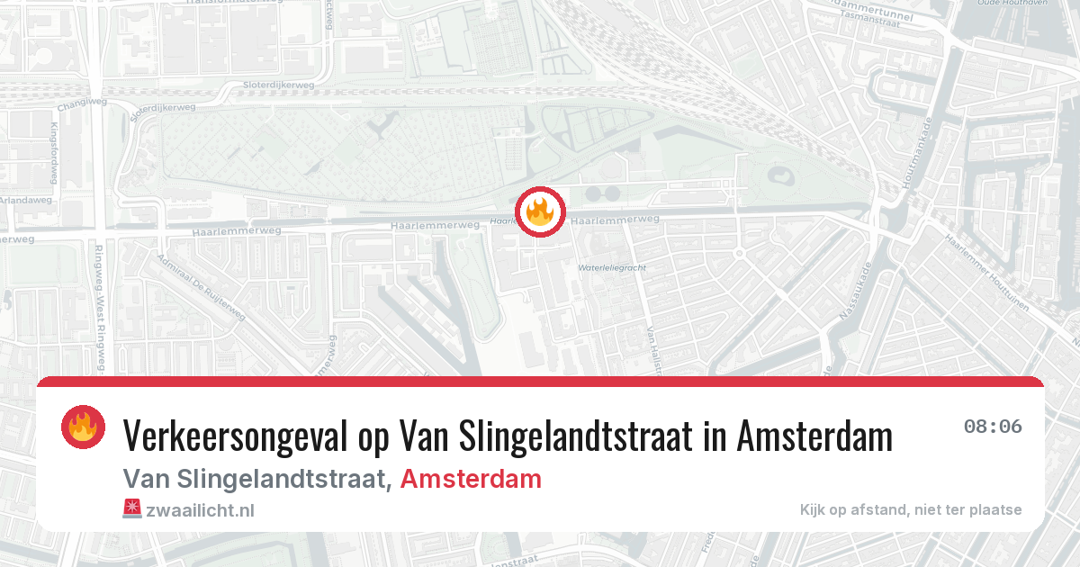 Verkeersongeval op Van Slingelandtstraat in Amsterdam — 3 mrt 2026