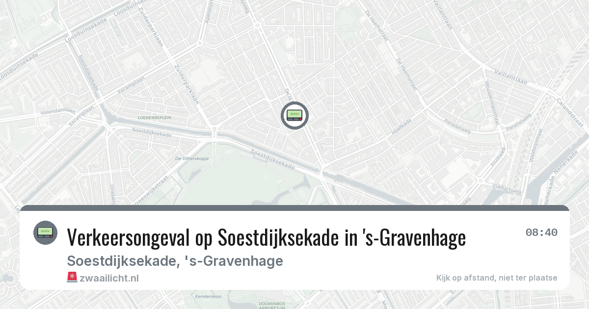 Verkeersongeval op Soestdijksekade in 's-Gravenhage — 11 feb 2026