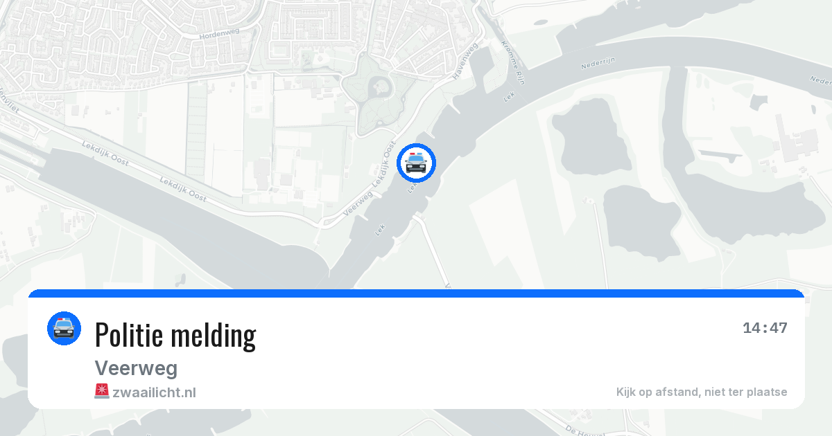 Politie melding — 19 jun 2026