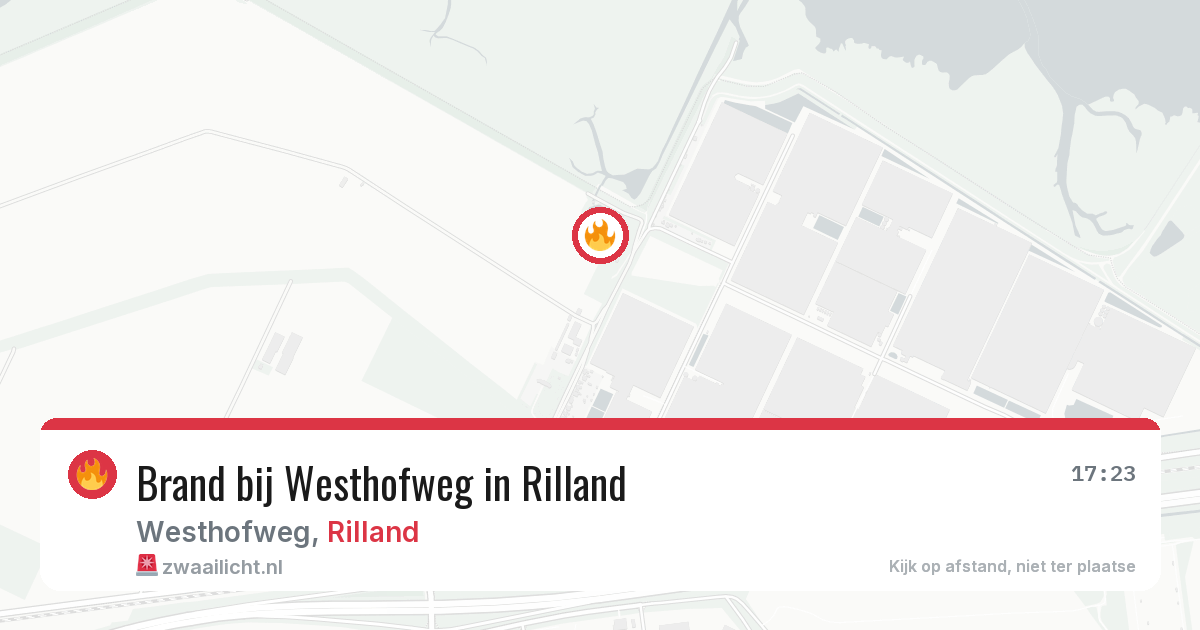 Brand bij Westhofweg in Rilland — 15 jul 2026