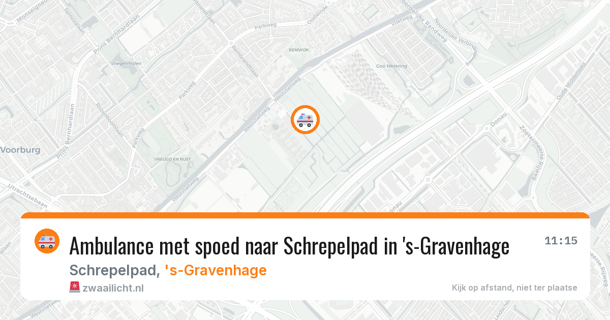 Ambulance met spoed naar Schrepelpad in 's-Gravenhage — 6 jun 2026