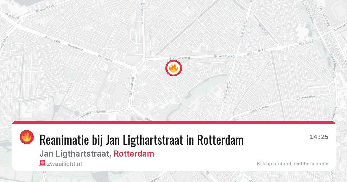 Reanimatie bij Jan Ligthartstraat in Rotterdam — 5 mrt 2026