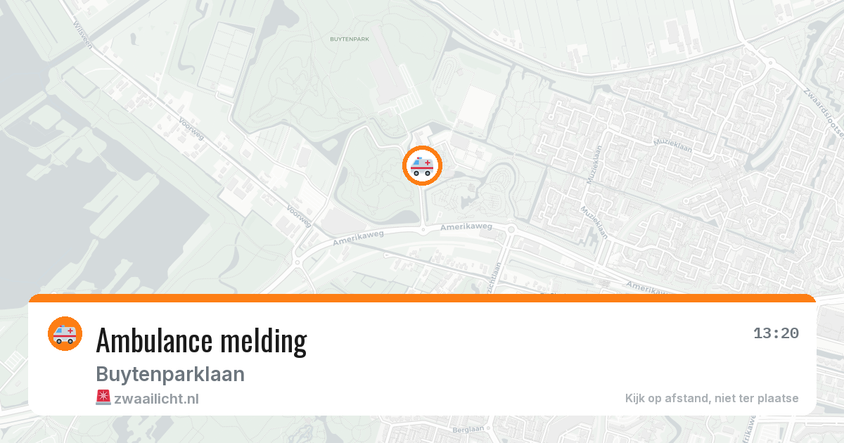 Ambulance melding — 8 feb 2026