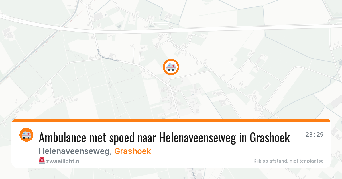 Ambulance met spoed naar Helenaveenseweg in Grashoek — 27 jun 2026